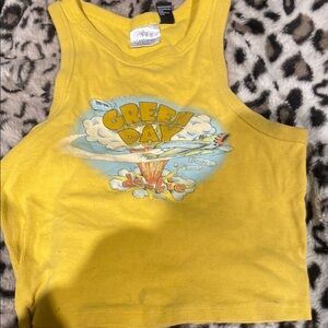 Green Day Yellow official tour vintage Graphic Tank Top